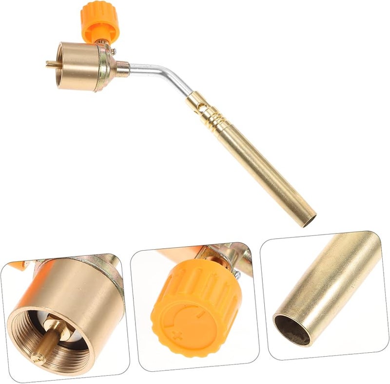 Heavy Duty Brass Adjustable Propane Torch for Soldering Welding Plumbing Heating Crafts - Image 3
