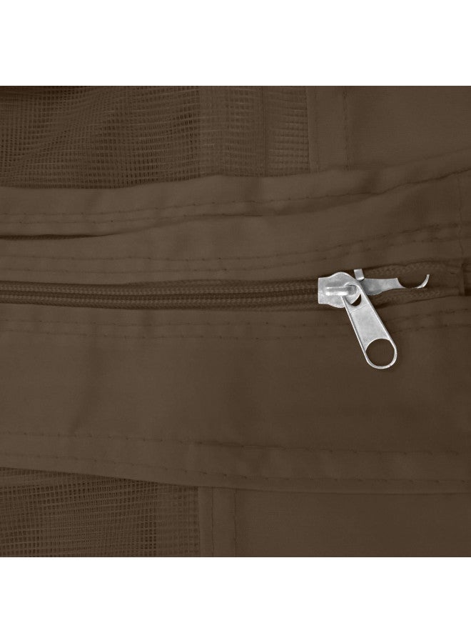 MASTERCANOPY ماستر كانوبي مظلة فناء شبكة شاشة ضد البعوض (10x10، بني) - Image 3