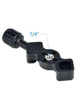 Y&D Quick Release Plate QR Clamp, FC-25 Mini Fish Bone Style Clamp with 3/8"-1/4" Screw Adapter for Tripod Head Compatible Arca-Swiss Type  - Image 3