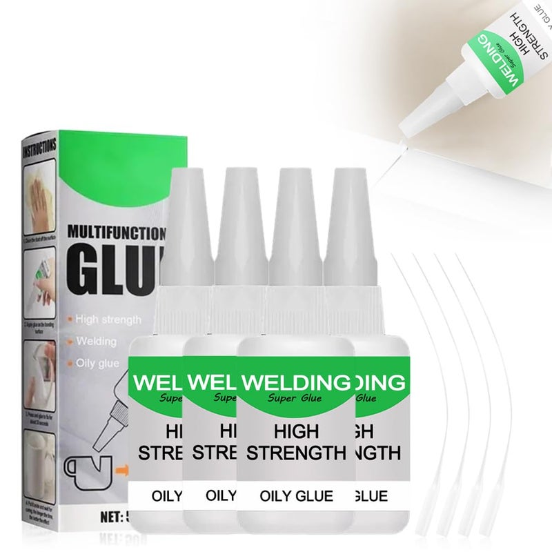 2025 New High Strength Welding Glue 4PCS Multifunctional Super Glue Instant Bonding For Metal Wood Ceramics Leather Glass - Image 1