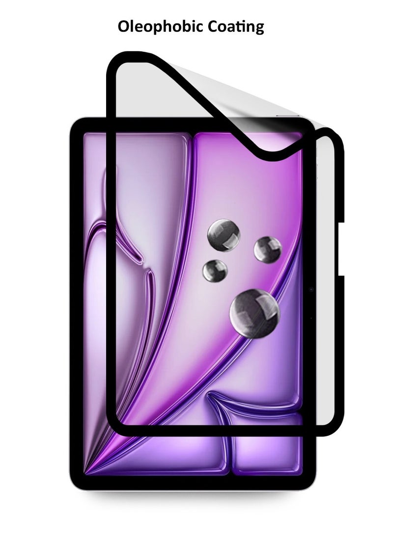 S-TOP 9D Matte Ceramic Screen Protector Film for Apple iPad Air 13-inch M2 / iPad Pro 13-inch M4 (2024) – Smooth Feel Anti Fingerprint Bubble Free - Image 2