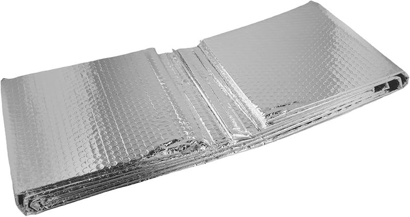 Double Sided Aluminum Bubble Insulation Foil Roll 5m x 60cm Radiator Heat Reflector Energy Saving - Image 4