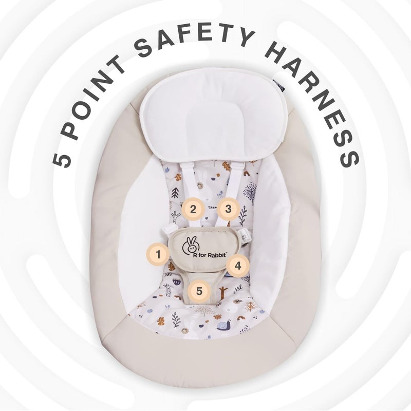 R for Rabbit أرجوحة كهربائية أوتوماتيكية للأطفال من R for Rabbit Snicker - Image 4