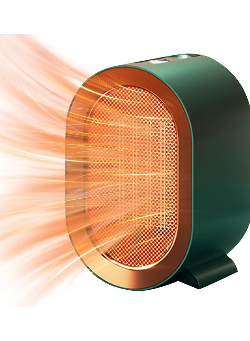 DubaiGallery 1200W Ceramic Heater, Portable Electric Heater Fan Heaters for Home, Low Energy Fan Heater with 2 Heat Setting, Silent & Overheat Protection Electric Room Heater Bedroom Living Room Office - Image 1