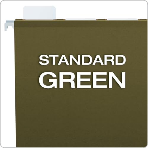 Pendaflex Ready-Tab Reinforced Hanging File Folders, Letter Size, Standard Green, 3 Tab 25/BX (42620) - Image 4