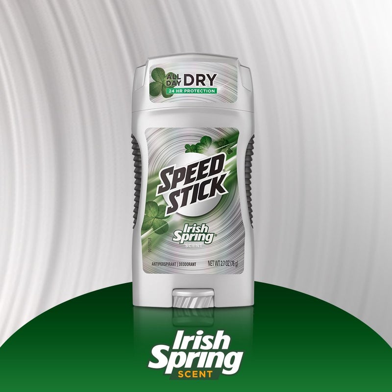 Speed Stick Mennen Speed Stick Irish Spring Antiperspirant Deodorant, Original, 2.7 Ounce (Pack of 2) - Image 3