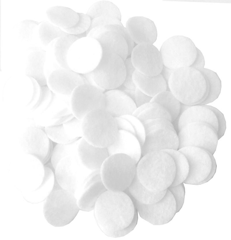 Playfully Ever After White Craft Felt Circles 34 Inch 150pc