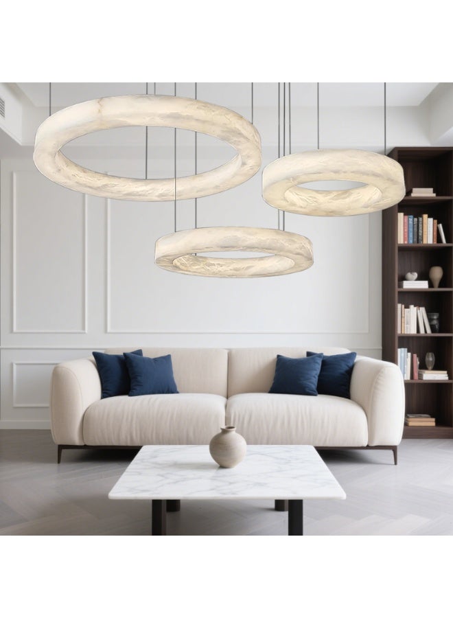 Marble ring chandelier  - Image 1