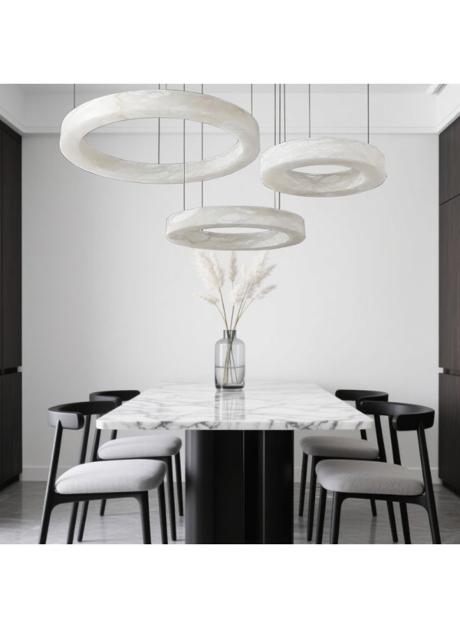Marble ring chandelier  - Image 2