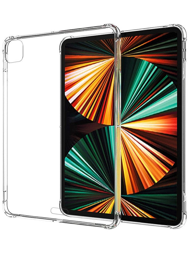 CATANES [for iPad Pro 12.9 inch 2022/2021(6th/5th Gen)] Clear TPU Case Shockproof Transparent Cover Shock Absorbing Flexible TPU Protective Cover  - Image 1