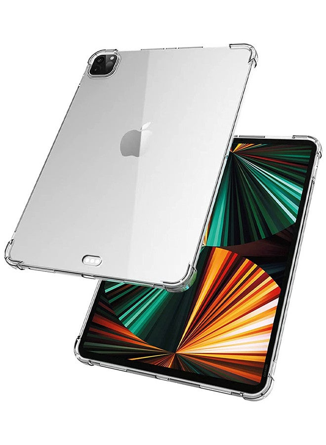 CATANES [for iPad Pro 12.9 inch 2022/2021(6th/5th Gen)] Clear TPU Case Shockproof Transparent Cover Shock Absorbing Flexible TPU Protective Cover  - Image 2