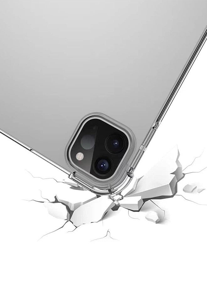 CATANES [for iPad Pro 12.9 inch 2022/2021(6th/5th Gen)] Clear TPU Case Shockproof Transparent Cover Shock Absorbing Flexible TPU Protective Cover  - Image 3