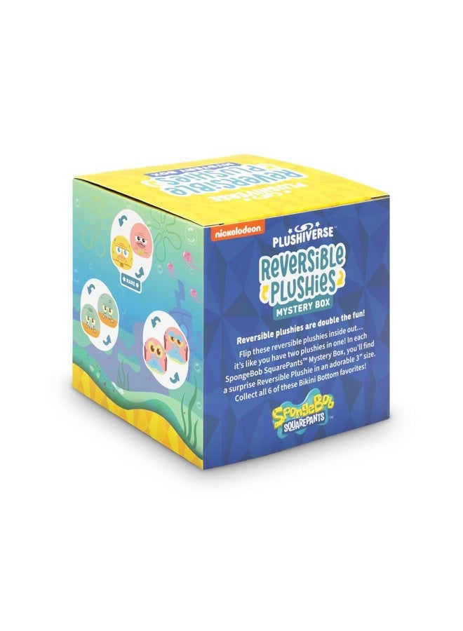 TeeTurtle TeeTurtle Spongebob Squarepants 3" Reversible Plushie Mystery Box - Officially Licensed Surprise Soft Stuffed Animal  - Image 2