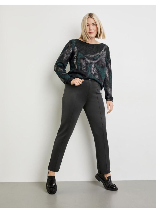 Samoon 7/8-Length Slim Fit Trousers - Image 3