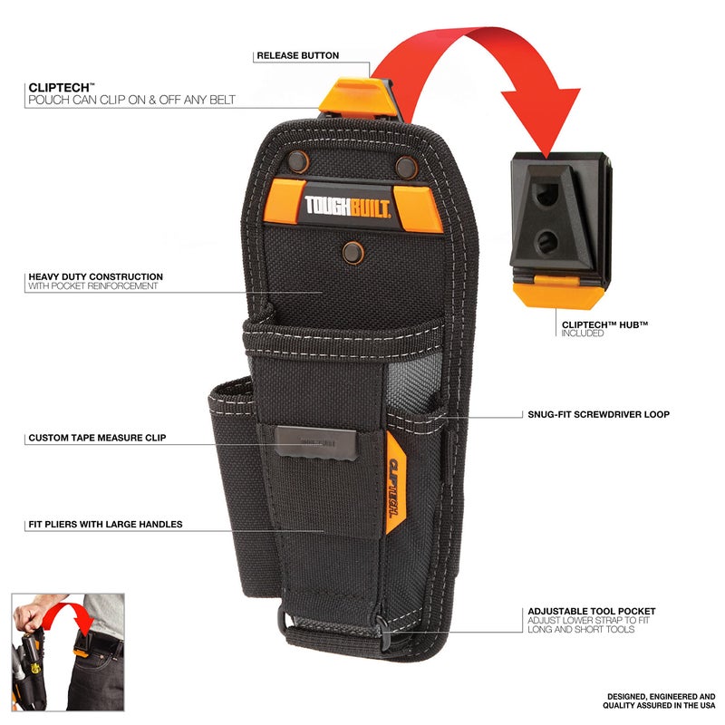 TOUGHBUILT TOU-CT-35-L Pliers Pouch - Image 2