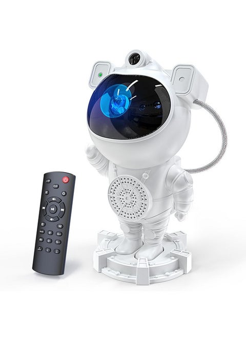 SKYROKU Astronaut White Noise Sound Machine, SKYROKU Portable 8 Lullaby Melodies Player for Babies, Sleeping Soother with 3 Space Night Lights