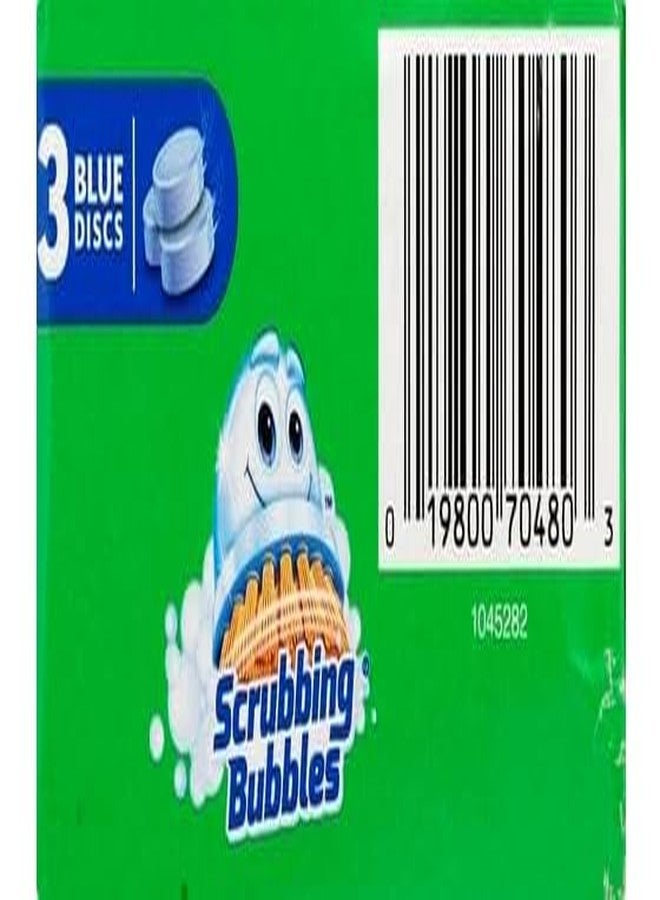 Scrubbing Bubbles Continuous Clean Drop-Ins, Blue Discs, 3 ct, 4.23 oz. - 2 Pack - Image 5