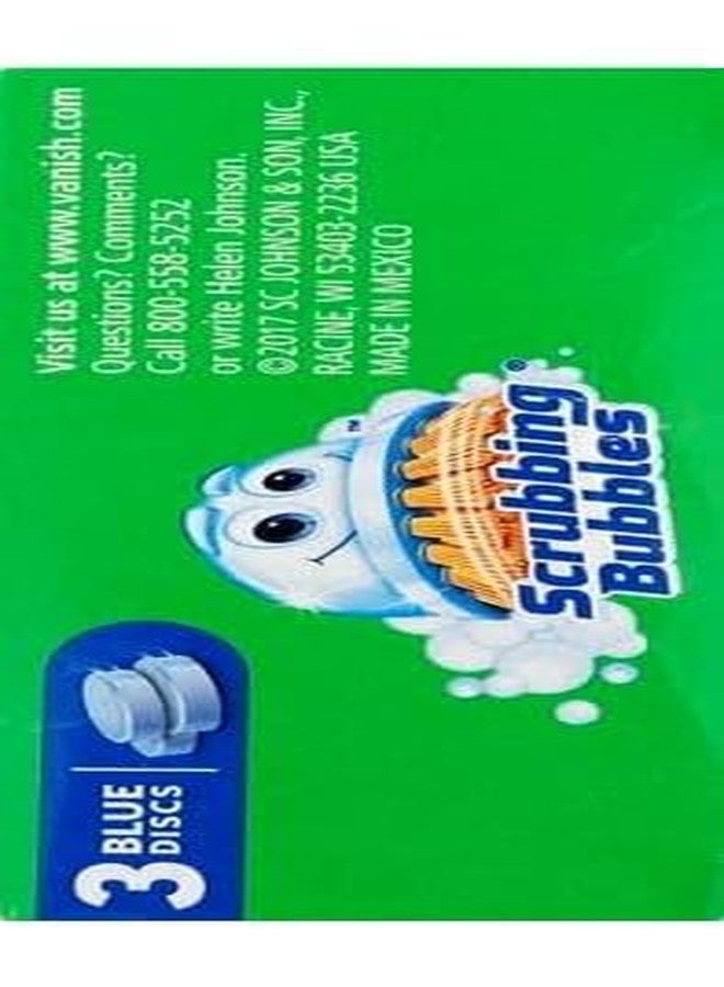 Scrubbing Bubbles Continuous Clean Drop-Ins, Blue Discs, 3 ct, 4.23 oz. - 2 Pack - Image 3