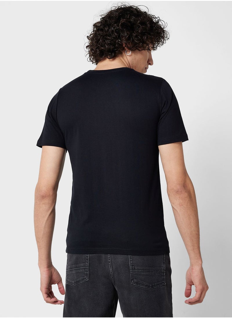 Seventy Five - Foil Print T-Shirt - Image 1