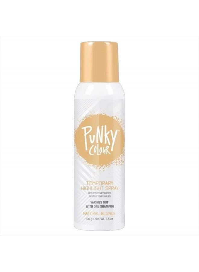 Punky - , Temporary Hair Highlight Spray, Natural Blonde, 3.5 oz x 1 Pack - Image 1