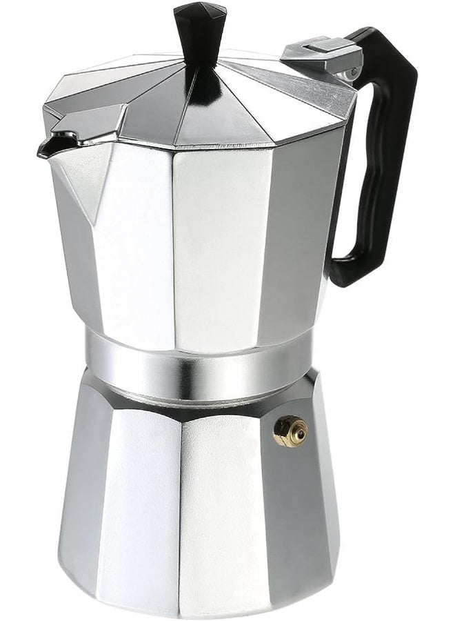 KOVAR Aluminum Espresso Percolator Coffee Maker – Stovetop Mocha Pot for Rich, Full-Bodied Brew – Durable & Stylish Design (3 cup) - Image 1