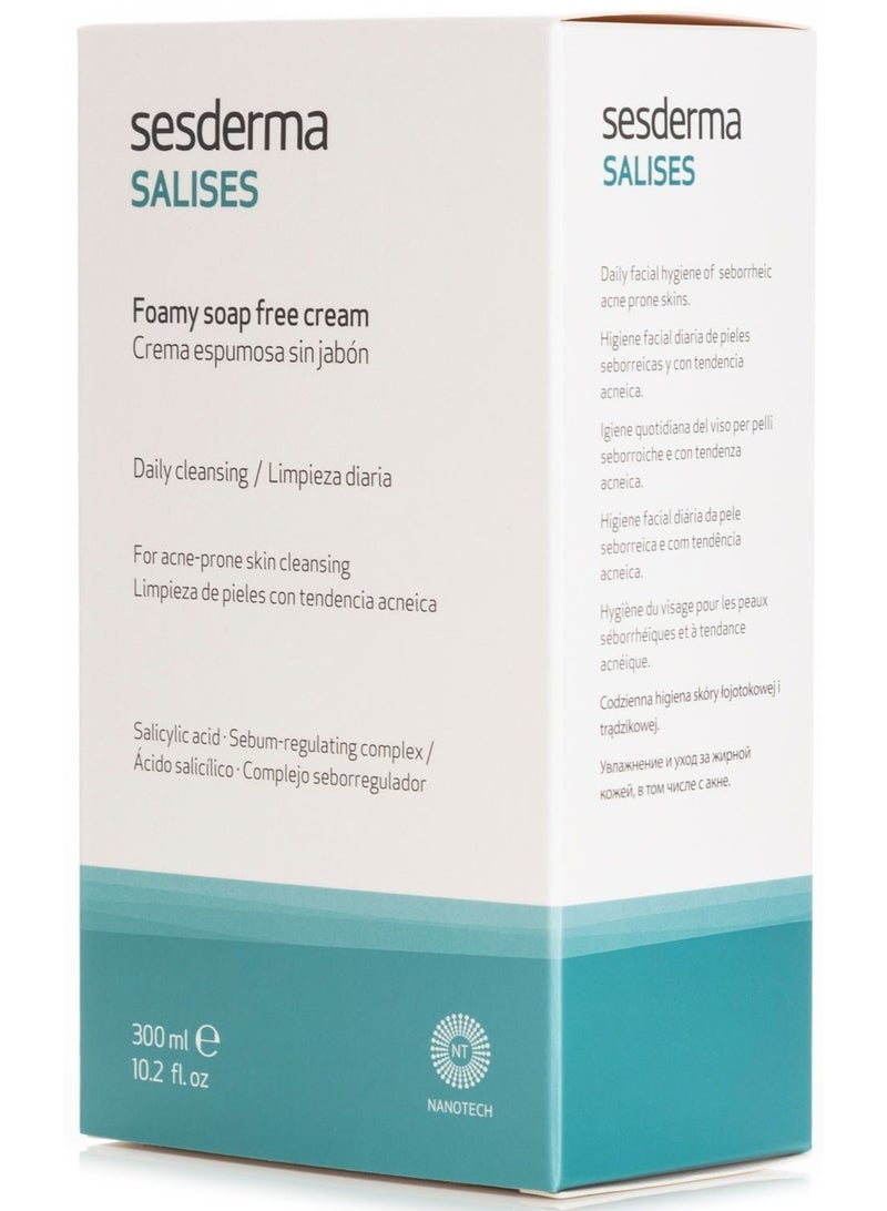 Sesderma Salises Foamy Soap-Free Cream - 300ml - Image 3