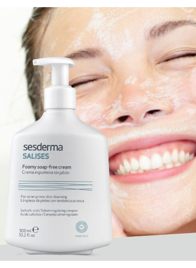 Sesderma Salises Foamy Soap-Free Cream - 300ml - Image 4