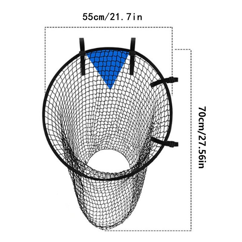 Generic Youth Soccer Goal Target Net for Shooting Practice Black 55*70
