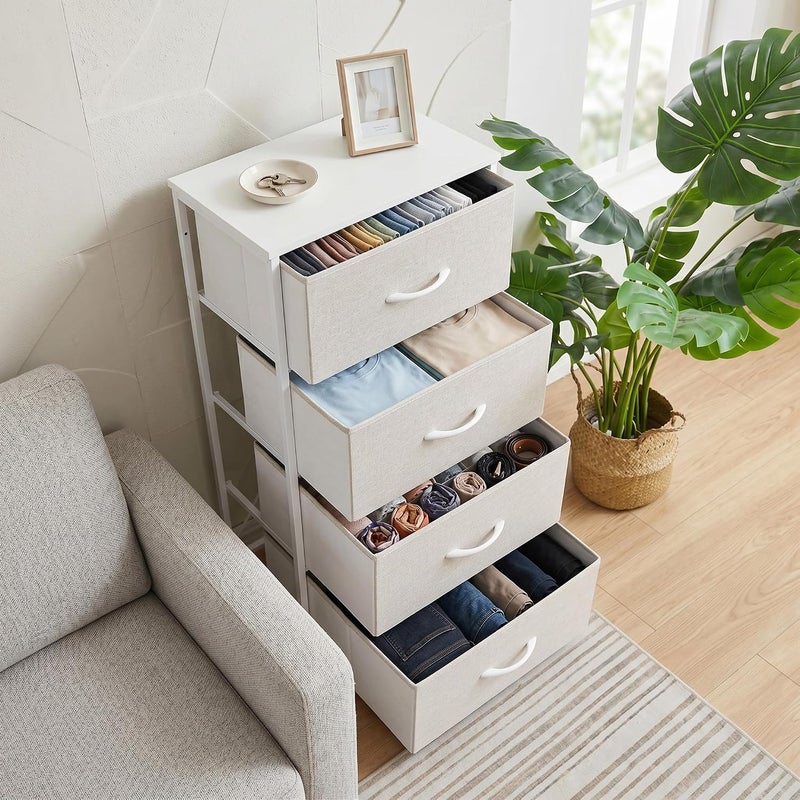 Sharpdo 4-Layer Drawer Storage Cabinet Iron Frame Fabric Multi-Layer Storage Cabinet - Image 5