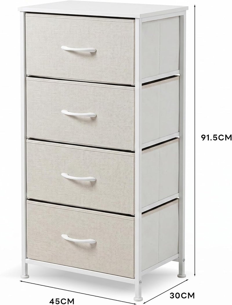 Sharpdo 4-Layer Drawer Storage Cabinet Iron Frame Fabric Multi-Layer Storage Cabinet - Image 3