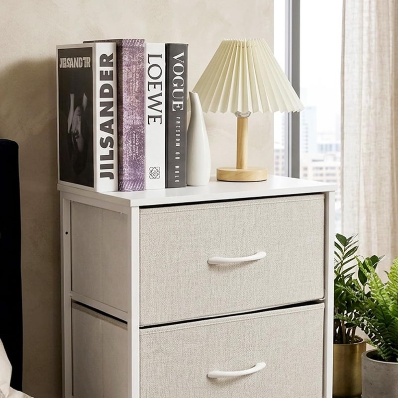 Sharpdo 4-Layer Drawer Storage Cabinet Iron Frame Fabric Multi-Layer Storage Cabinet - Image 4