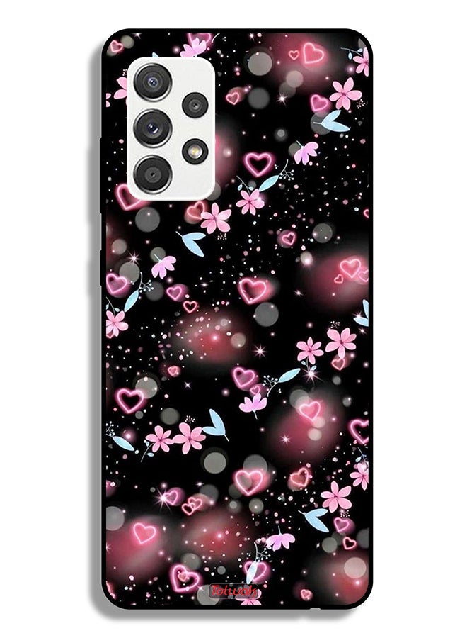 Tolwak Samsung Galaxy M32 5G Protective Case Cover Small Hearts And Flowers - Image 1