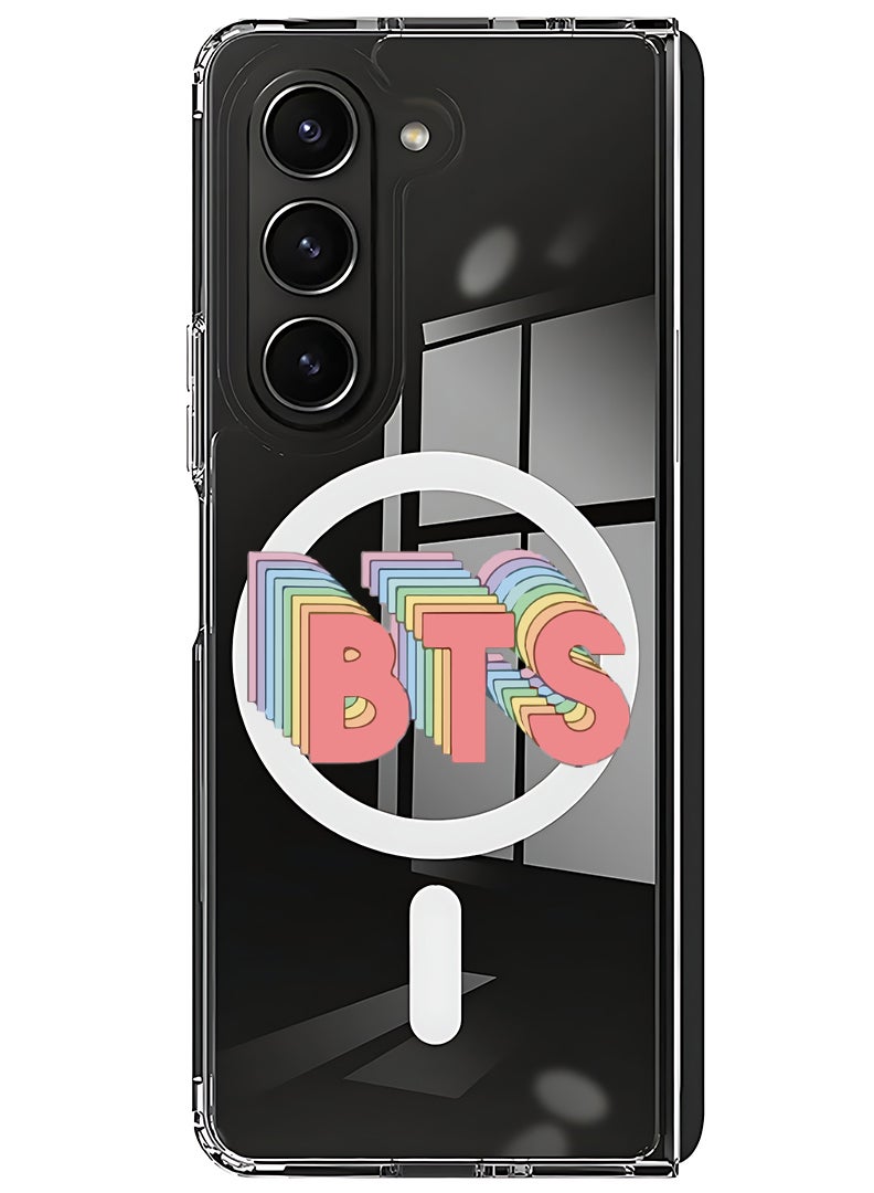 Theodor Magnetic Case for Samsung Galaxy Z Fold 6 Compatible with MagSafe Wireless Charging, Shockproof Phone Bumper Cover BTS - Image 1