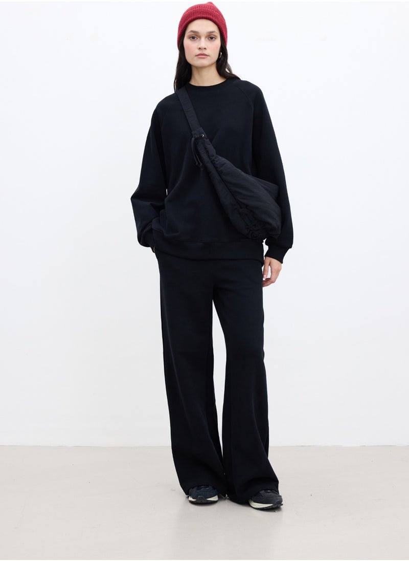 Manuka - Basic Casual Trousers Black - Image 1