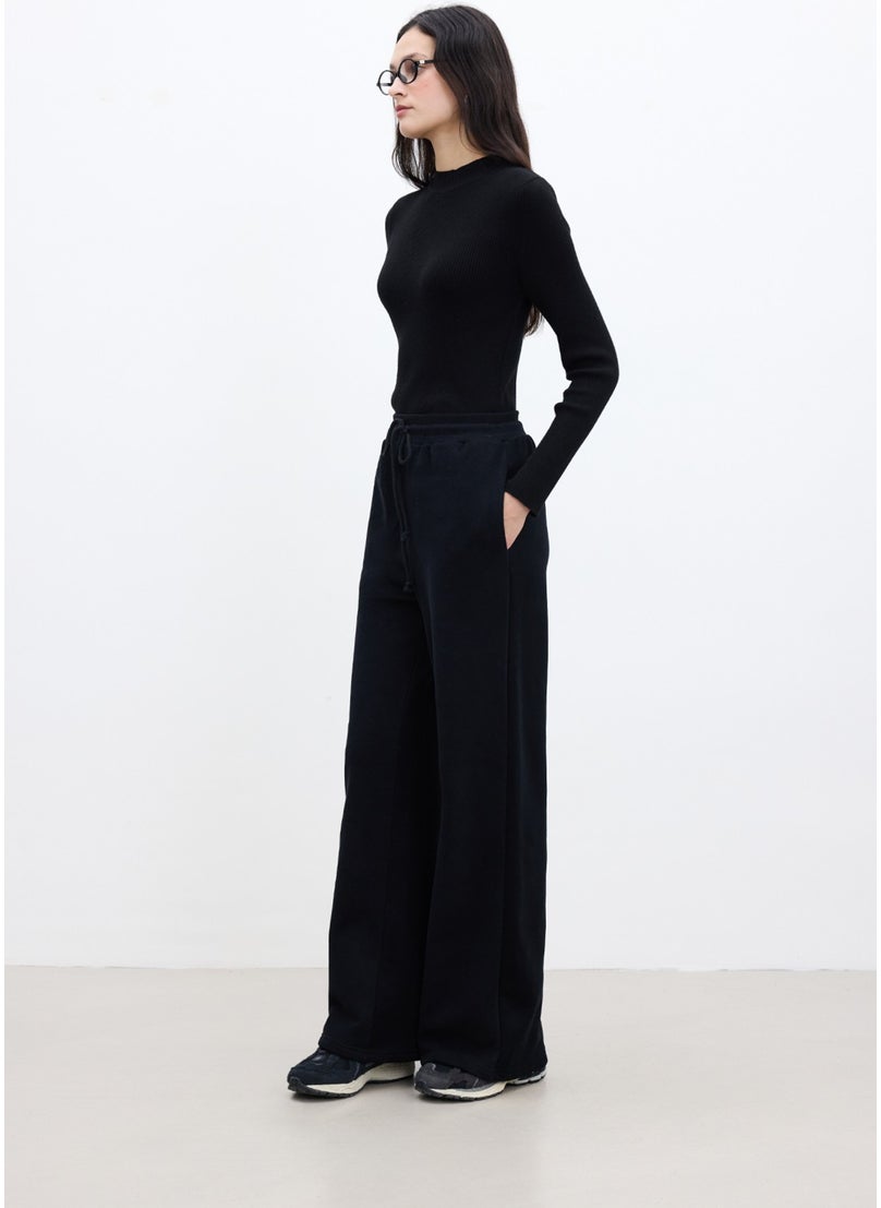 Manuka - Basic Casual Trousers Black - Image 1