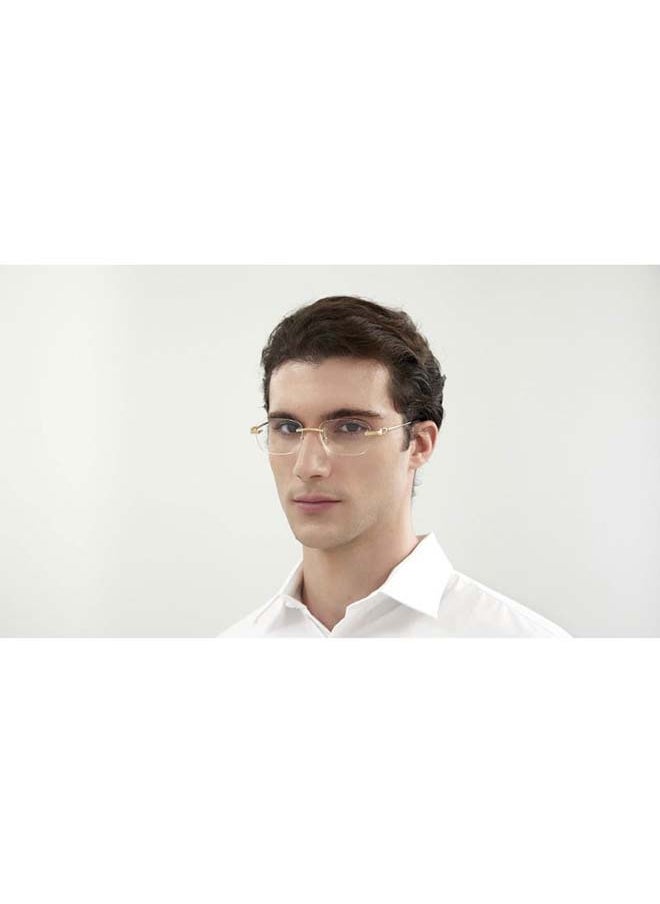 Cartier - Men's Rectangular Shape Eyeglass Frames CT0290O 001 53 - Lens Size: 53 millimeter - Image 1