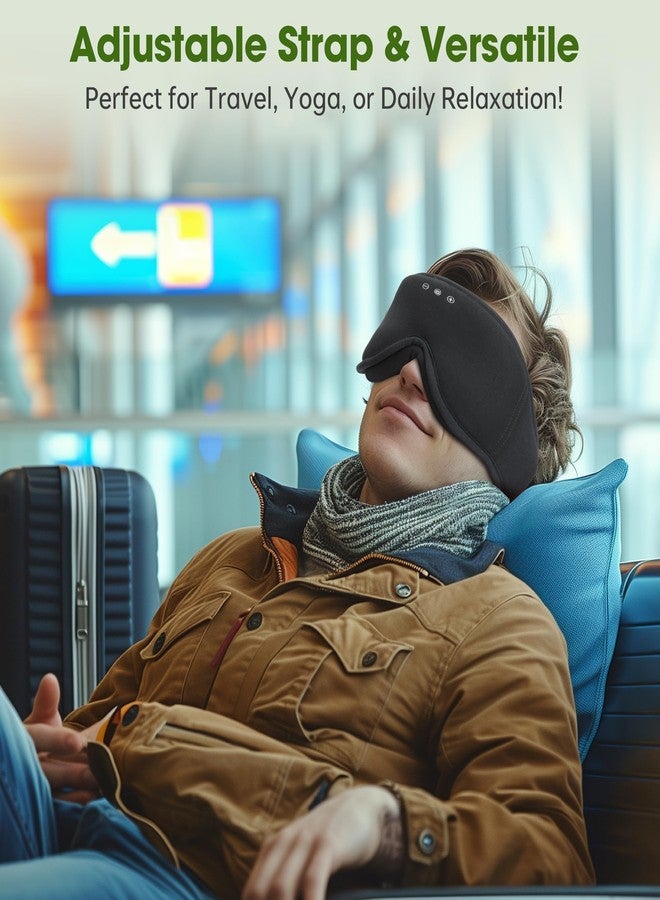 LC-dolida BambooCotton 3D Bluetooth Sleep Mask, LC-dolida 2026 New Sleep Headphones, Wireless Comfort, Sustainable Luxury for Better Sleep - Image 5
