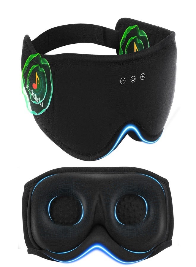 LC-dolida BambooCotton 3D Bluetooth Sleep Mask, LC-dolida 2026 New Sleep Headphones, Wireless Comfort, Sustainable Luxury for Better Sleep - Image 1