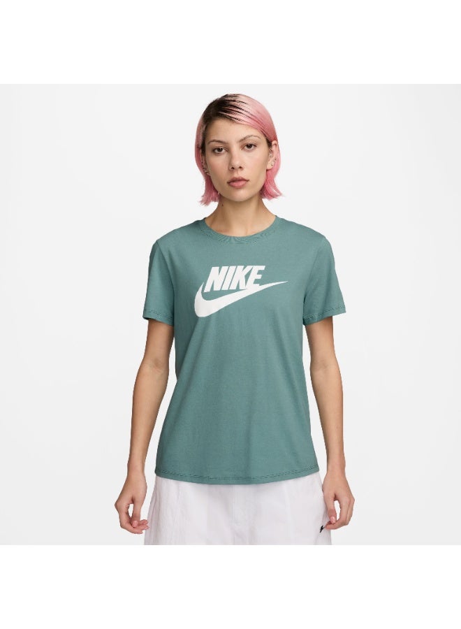 Nike Women’s Nike Sportswear Club Icon Futura Short-Sleeve T-Shirt - Image 1