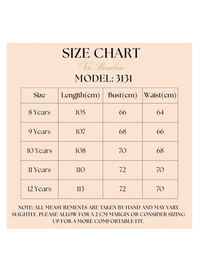 فيا بامبينو فستان زهري للمراهقين أزرق 3131 - Image 2