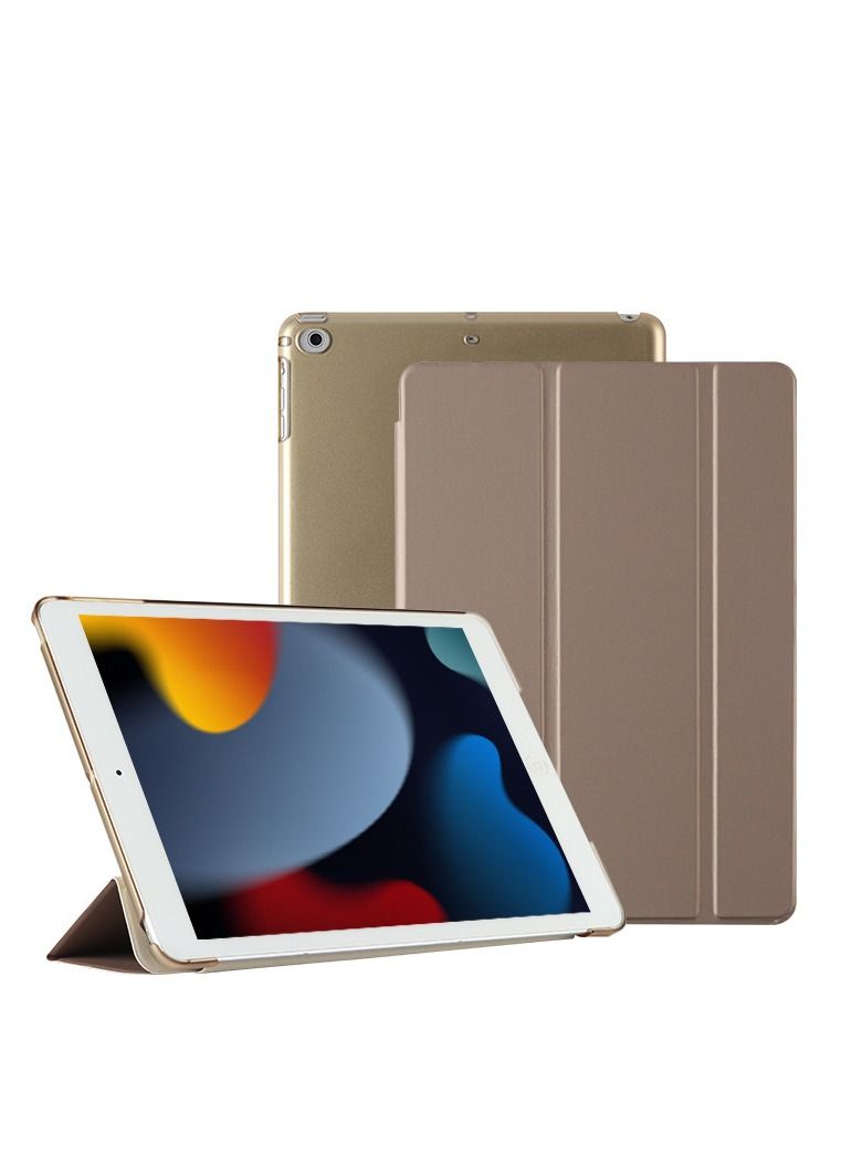 Loquat Protective Tri-Fold Case Cover For iPad gold