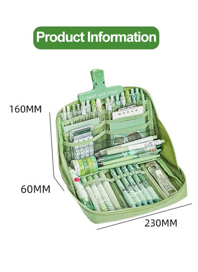 Ssovi 12-Layer Panda Large-capacity Pencil Case For Girls, Elementary School Students, Junior High School Boys And Girls, High-value Stationery Pencil Pouch  - Image 5