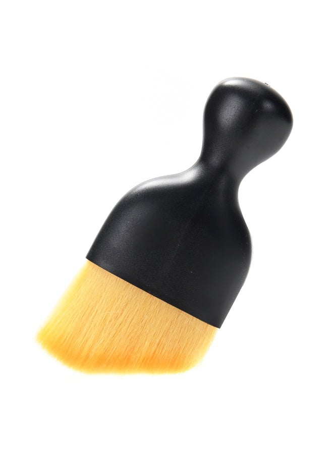 لوازم فرشة تنظيف سيارة - 9x4.3 سم - فرشاة ناعمة بشعيرات صناعية مع غطاء، خالية من الخدوش، لتلميع وتنظيف الجلد، لوحة القيادة، فتحات التهوية، المقصورة، الكونسول، لوحة المفاتيح، الأسطح الداخلية، الشقوق الصغيرة - Image 3