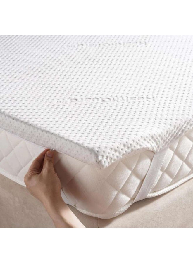 Pan Home Protection Healthguard Memory Foam Mattress Topper 180x200x4cm-White - Image 3