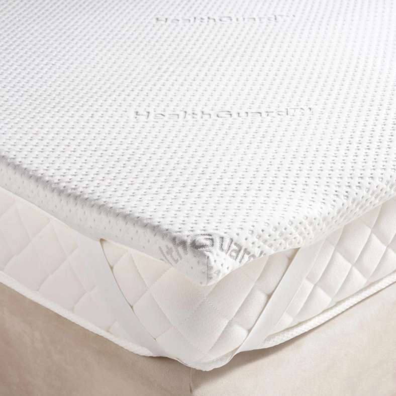 Pan Home غطاء مرتبة بروتيكشن هيلث جارد ميموري فوم مقاس 180 × 200 × 4 سم أبيض - Image 1