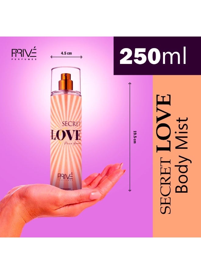 برايف معطر الجسم سيكريت لاف للنساء 250 مل - Image 4