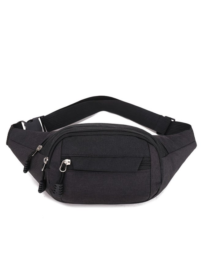 Generic Waist Bag Men's And Women's Multi-functional Large Capacity Cash Register Business Bag Wear-resistant Outdoor Sports Mobile Phone Wallet Wallet Waist Bag-Color:Purple  - Image 5