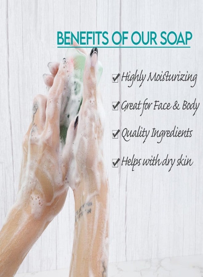 Primal Elements Glycerin Bar Soap | Helps All Skin Types, Sensitive, Oily & Dry Skin | NO PARABENS, VEGAN, GLUTEN FREE, 100% VEGETABLE BASE - (Himalayan Pink Sea Salt) - Image 4