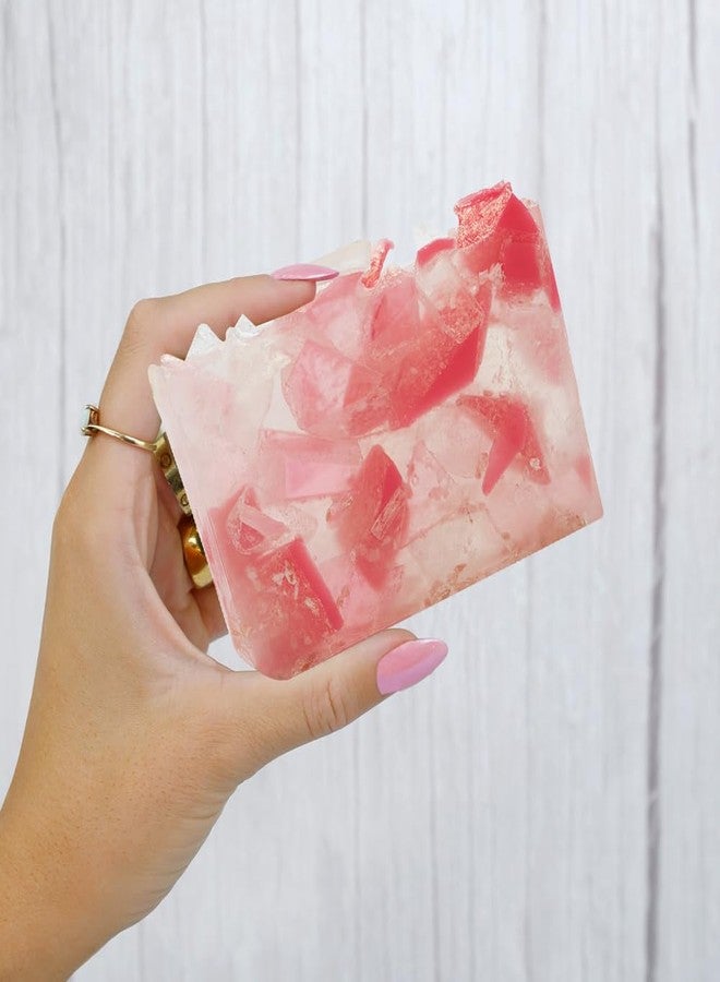 Primal Elements Glycerin Bar Soap | Helps All Skin Types, Sensitive, Oily & Dry Skin | NO PARABENS, VEGAN, GLUTEN FREE, 100% VEGETABLE BASE - (Himalayan Pink Sea Salt) - Image 3