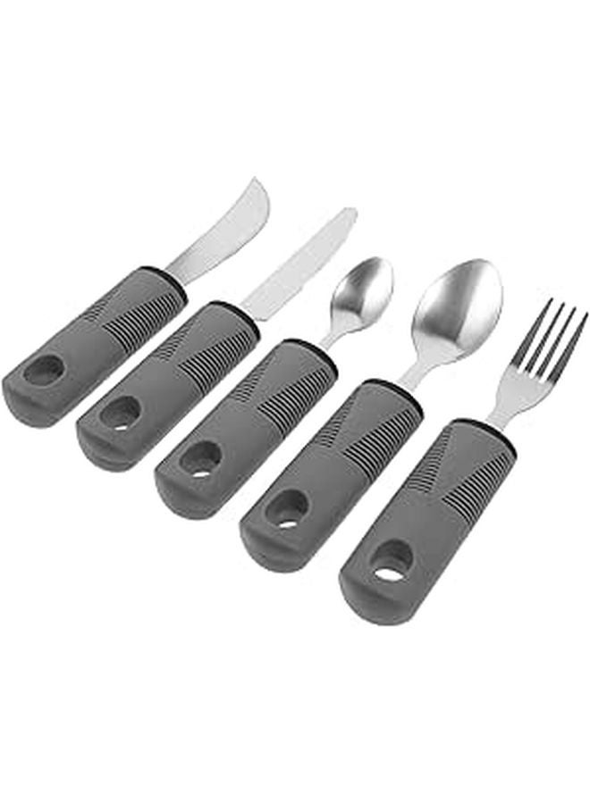 Adaptive Utensils Set For Elderly And Disabled With Anti Tremble Ergonomic Design - Image 1
